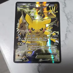 Pokemon Pikachu EX XY124 XY Full Art Promo Holo Card - Image 2