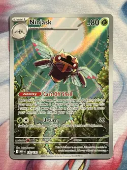 Ninjask 137/132 Holo Illustration Rare 2025 ME01 Mega Evolution Pokemon Card NM - Image 1