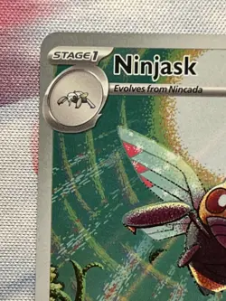 Ninjask 137/132 Holo Illustration Rare 2025 ME01 Mega Evolution Pokemon Card NM - Image 3
