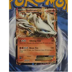 Pokemon Reshiram EX Ultra Rare Holo 22/99 Next Destinies 180 HP Card - Image 1