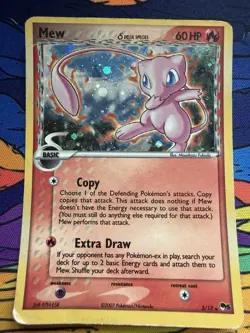 Pokemon Mew TCG Pop Series Promos 5 Holo Rare Card 3/17 - Image 2
