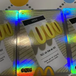 10x McDonalds Cards Order000 Holographic all UNREDEEMED Ready To Use 04/24 - Image 4