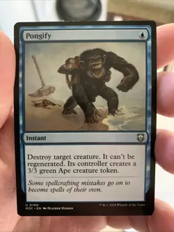 Pongify - M3C Uncommon - MTG Magic Pack fresh - Image 1