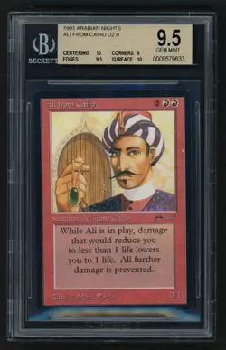 ***BGS 9.5 Ali from Cairo (Pop 85)*** MTG Arabian Nights Magic Kid Icarus - Image 1