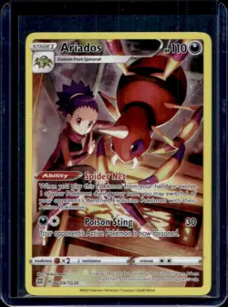 2022 Pokemon SWSH Brilliant Stars Ariados Trainer Gallery Holo #TG09/TG30 - Image 1
