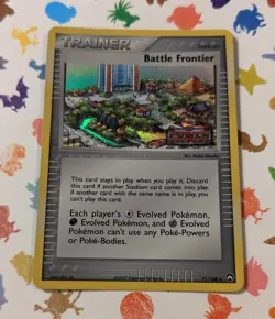 Pokemon TCG Battle Frontier 71/108 Ex Power Keepers Reverse Holo English 2007 - Image 1