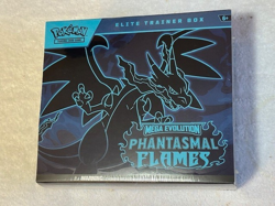 Pokemon TCG Mega Evolution Phantasmal Flames ETB Elite Trainer Box Sealed - Image 1
