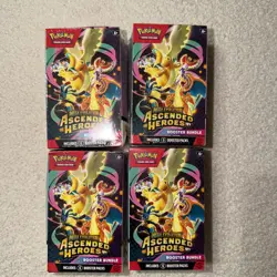 4x Pokemon Mega Evolution Ascended Heroes Booster Bundle IN HAND - Image 1