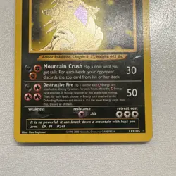 Pokemon TCG Shining Tyranitar Holo Secret Rare 113/105 Neo Destiny 2000 80 HP - Image 3