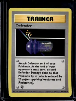 1999 Pokemon 1st Edition Defender #80/102 - Image 1