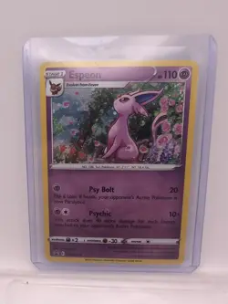 Espeon SWSH174 Black Star Promo - HEAVY COSMOS HOLO - Fusion Strike - MP - Image 1