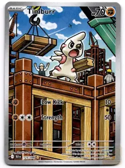 Timburr 125/086 Illustration Rare Black Bolt Pokemon Near Mint - Image 1