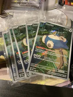 Snorlax SVP 051 Illustration Rare - Pokemon 151 ETB Black Star Promo Sealed NM - Image 2