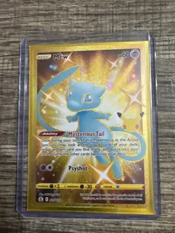 Pokemon Mew 025/025 Celebrations Secret Rare Holo Full Art Mysterious Tail - Image 1