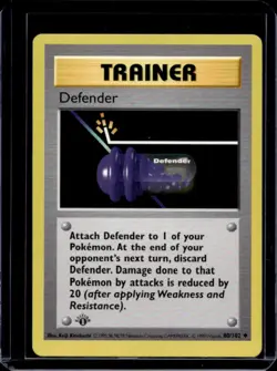 1999 Pokemon 1st Edition Defender #80/102 - Image 1
