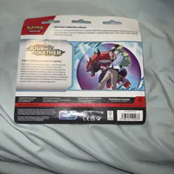 Pokemon Journey Together SV09 3-Pack Blister random Promo - New Sealed - Image 2