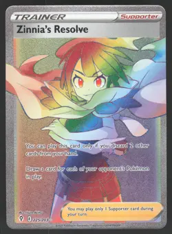 Zinnia's Resolve 225/203 Secret Rare Pokemon TCG Evolving Skies - Image 1