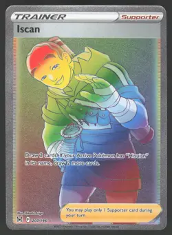 Iscan 207/196 Secret Rare Pokemon TCG Lost Origin NM - Image 1
