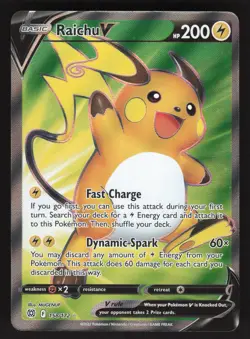 Raichu V 158/172 Pokemon TCG SWSH09: Brilliant Stars NM - Image 1
