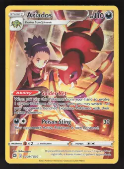 Ariados TG09/TG30 Pokemon TCG Brilliant Stars Trainer Gallery NM - Image 1