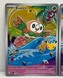 First Partner Illustration Collection Series 1 Gen 7 Alolan Pokemon TCG Set- NM - Image 2