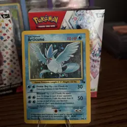 Articuno Holo Fossil 2/62 Vintage Pokemon TCG - Image 2