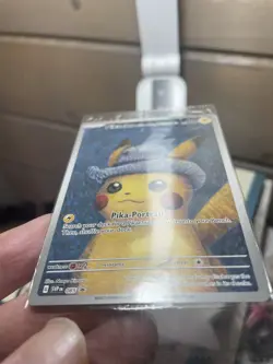 Pokemon TCG: Van Gogh Pikachu with Grey Felt Hat | SVP 085 Promo | New & Sealed - Image 3