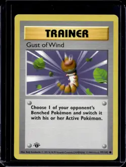 1999 Pokemon 1st Edition Gust of Wind #93/102 - Image 1