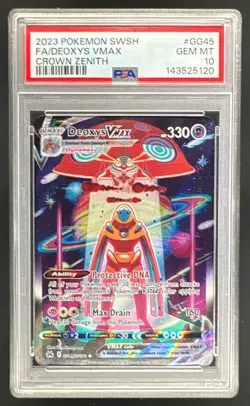 2023 Pokemon Sword & Shield Crown Zenith #GG45 Deoxys VMAX PSA 10 143525120 - Image 1
