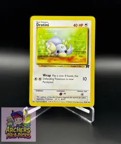 DRATINI-53/82-TEAM ROCKET-POKEMON-VINTAGE-DMG-SHIPPING INCLUDED! - Image 1