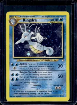 2000 Pokemon Neo Genesis Kingdra Holo #8/111 - Image 1