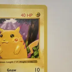 Pokemon Pikachu Red Cheeks Base Set Shadowless 58/102 40 HP Basic Common 1999 - Image 4