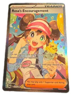 Pokemon Rosa’s Encouragement SIR 123/236 Full Art Cosmic Eclipse NM-Mint - Image 2