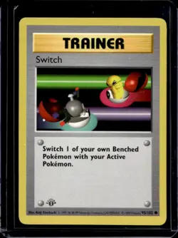 1999 Pokemon 1st Edition Switch #95/102 - Image 1