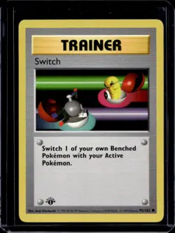 1999 Pokemon 1st Edition Switch #95/102 - Image 1