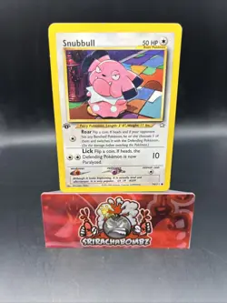 Pokemon Neo Genesis 1st Edition Snubbull 74/111 Non Holo MP - Image 1