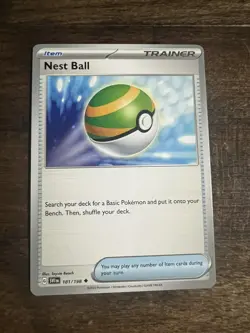 Nest Ball 181/198 Scarlet and Violet uncommon SV01 SV1EN/EN Pokemon Trainer Item - Image 1