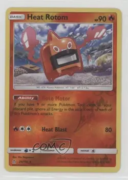 Heat Rotom Reverse Foil Pokemon Sun & Moon Ultra Prism #24 - Image 1