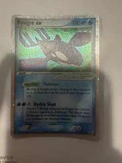 Kyogre ex 95/100 EX Crystal Guardians Ultra Rare Holo Pokemon - Image 2