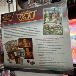 Pokemon Scarlet & Violet Obsidian Flames Pokemon Center Elite Trainer Box SEALED - Image 3