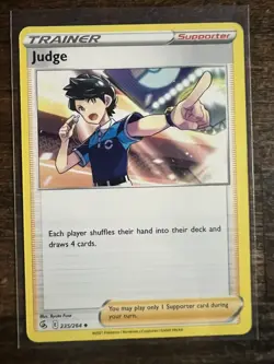 2021 Pokemon TCG Trainer Judge 235/264 Fusion Strike Uncommon - Image 1