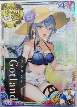 Kantai Collection Trading Card Gotland Summer Mode Holo 2023 Fire - Image 1