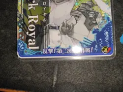 Kancolle Arcade Ark Royal Holo Card Play Condition Sleeve - Image 3