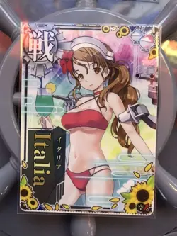 Kancolle Arcade Italia Swimsuit Mode Trading Card Individual Card - Image 1