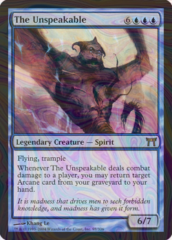 Foil The Unspeakable - Champions of Kamigawa | MTG Card - Image 1
