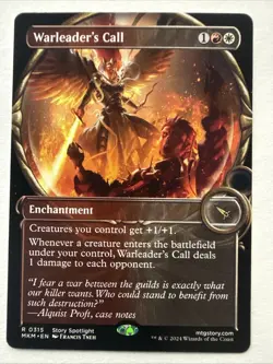 MTG Warleader's Call 0315 (Showcase) Murders at Karlov Manor Regular MKM NM - Image 1
