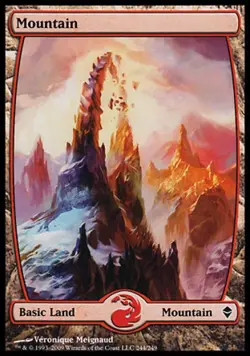 Mountain (244) - Light Play MTG Zendikar - Image 1