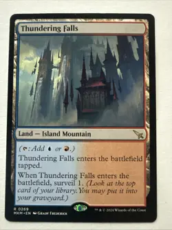 MTG Thundering Falls 0269 Murders at Karlov Manor Regular MKM NM - Image 1
