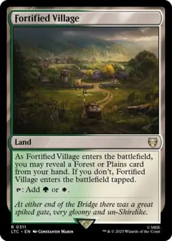 Fortified Village - Light Play MTG - Image 1