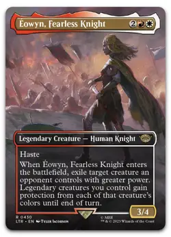 Eowyn, Fearless Knight (Borderless) #430 (NM) Lord of the Rings LTR Magic MTG - Image 1